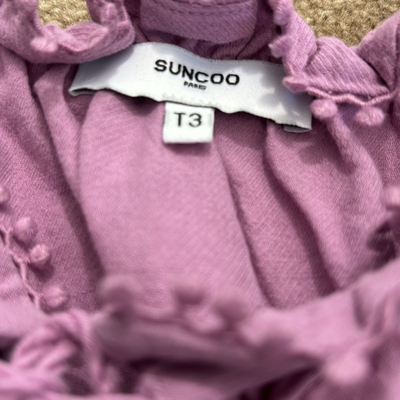 SUNCOO PARIS Mauve Luna Blouse Size Medium - Picture 7 of 8